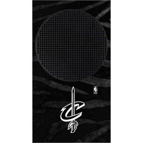 NBA Cleveland Cavaliers Black Animal Print Xbox Series S Console Skin